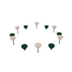Pebble Path In Natural Colors - Playground Equipment Set Of 12