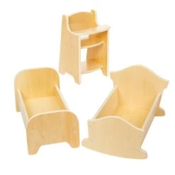 Excellerations® Wooden Doll Furniture Set