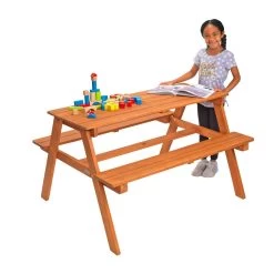 Excellerations® Outdoor Picnic Table - Large -Toy Room S967550 2