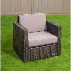 Excellerations® Outdoor Wicker Chair (School Age Height) -Toy Room S967620 3