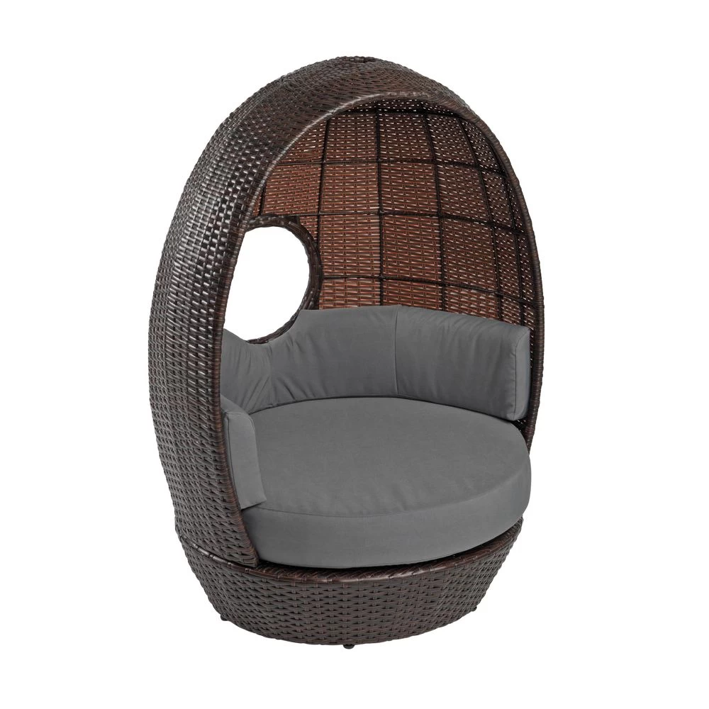 Excellerations® Indoor/Outdoor Wicker Egg Chair 3 Excellerations® Indoor/Outdoor Wicker Egg Chair