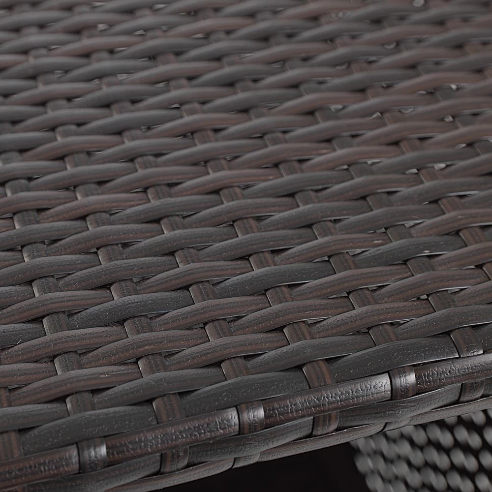 Excellerations® Indoor/Outdoor Wicker Side Table With Wicker Shelf 6 Excellerations® Indoor/Outdoor Wicker Side Table With Wicker Shelf - Image 4