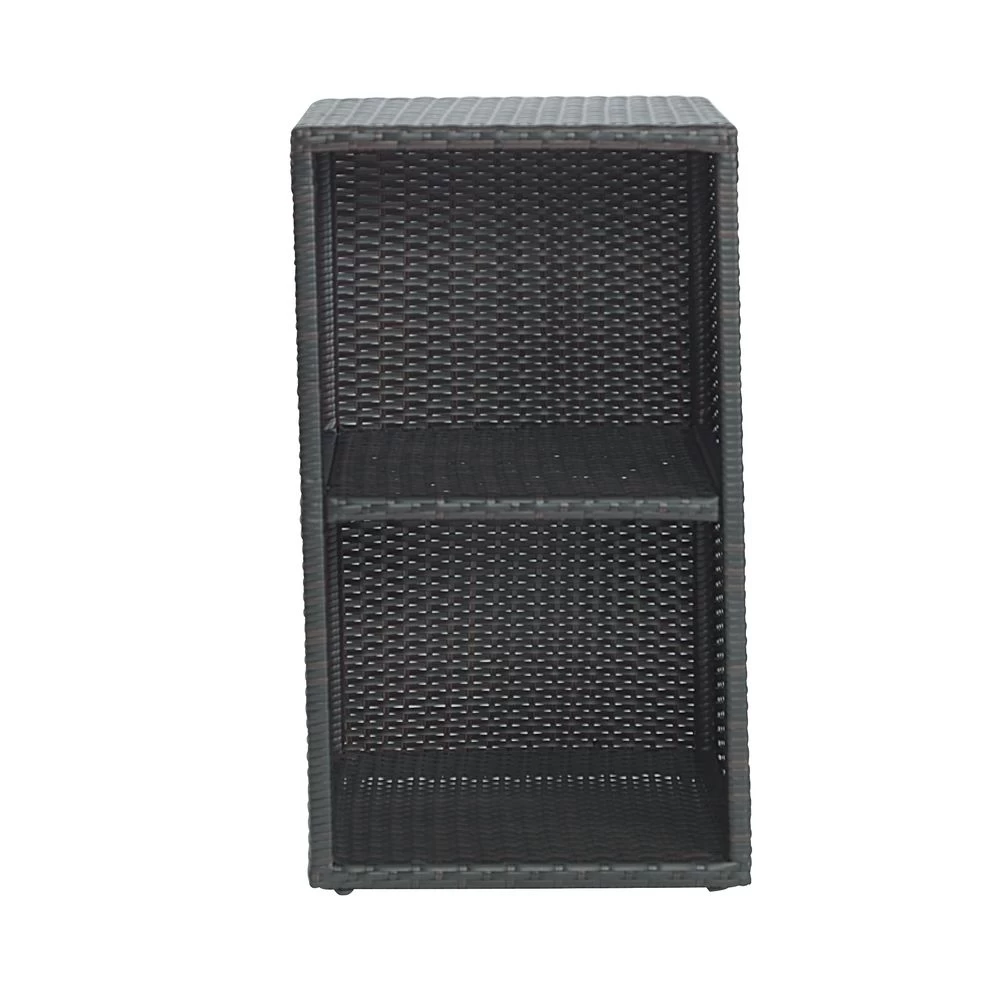 Excellerations® Indoor/Outdoor Wicker Side Table With Wicker Shelf 7 Excellerations® Indoor/Outdoor Wicker Side Table With Wicker Shelf - Image 5