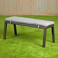 Outdoor Wicker Bench (School Age Height) -Toy Room S969081 1