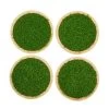 Excellerations® Wooden Sensory Grass Circles - Set Of 4 -Toy Room S969547