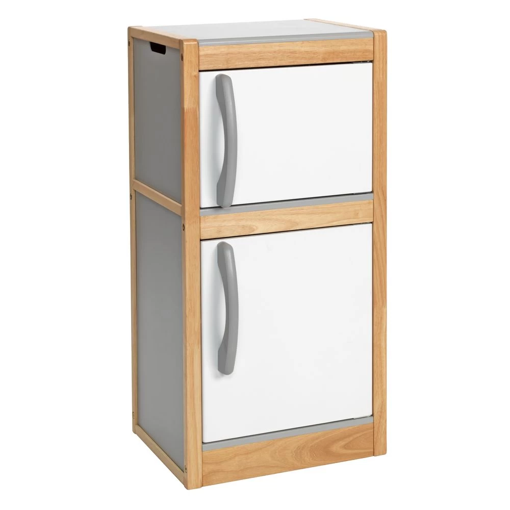 Excellerations® Sustainably Harvested Rubberwood Modern Refrigerator 3 Excellerations® Sustainably Harvested Rubberwood Modern Refrigerator