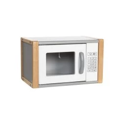 Excellerations® Sustainably Harvested Rubberwood Modern Microwave -Toy Room S981421 6