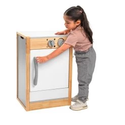Excellerations® Sustainably Harvested Rubberwood Modern Dishwasher -Toy Room S981444 2