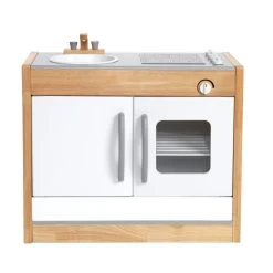 Excellerations® Sustainably Harvested Rubberwood Modern Combo Kitchen -Toy Room S981452 6