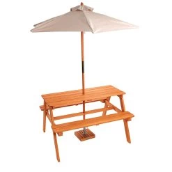 Excellerations® Outdoor Picnic Table With Umbrella - Large