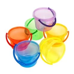 Excellerations® Translucent Buckets - Set Of 6