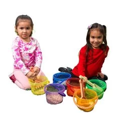 Excellerations® Translucent Buckets - Set Of 6 -Toy Room S992094 3