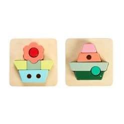 Excellerations® Sustainably Harvested Rubberwood Kids Puzzles