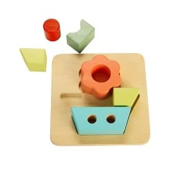 Excellerations® Sustainably Harvested Rubberwood Puzzles -Toy Room S994408 2