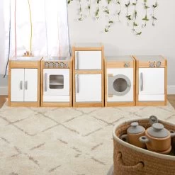 Excellerations® Eco-Friendly Modern Kitchen - Set Of 5 Pieces -Toy Room S994637 1