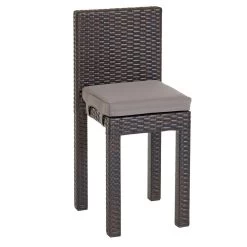 Excellerations® Outdoor Wicker Set - Table & 4 Chairs 26" (School Age Height) -Toy Room S994876 4