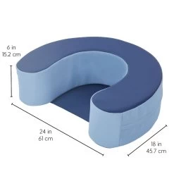SoftScape Sit And Support Ring - Navy/Powder Blue -Toy Room S997100 3