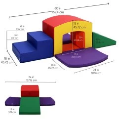 SoftScape Playtime Tunnel Climber Plus - Assorted -Toy Room S997153 4